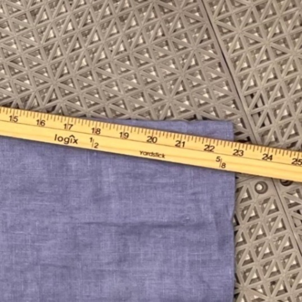Vintage Positive Influence Top Pants Set Size 10P Purple Linen Boho Retro Motifs - Picture 16 of 16